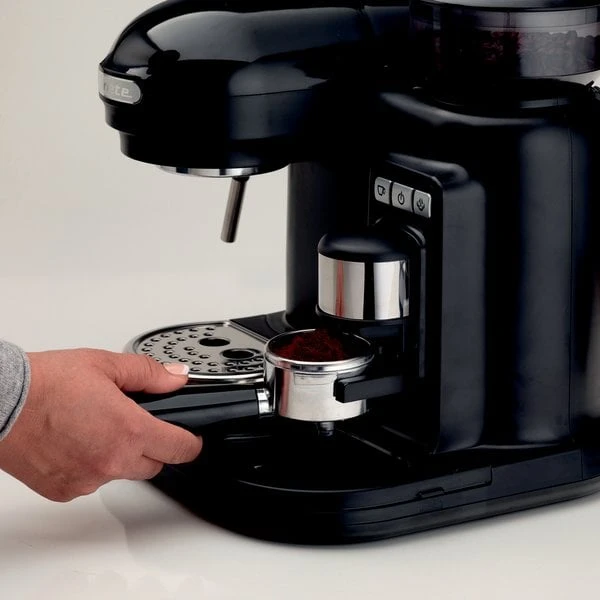 Ariete Moderna Espressomaskin Med Kaffekvarn, Svart - Bild 4