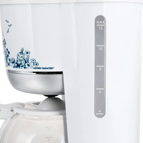 Emerio Mumin Kaffebryggare, 1,5 Liter, Vit 2 Emerio Mumin Kaffebryggare, 1,5 Liter, Vit - Bild 2