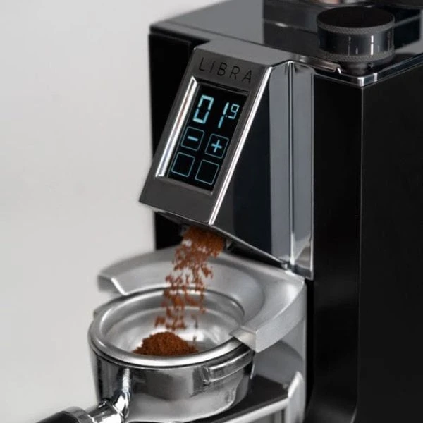 Eureka 1920 Mignon Libra Kaffekvarn Med Våg, Svart