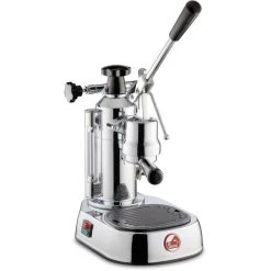 La Pavoni Europiccola Lusso Espressomaskin 0,8 Liter Rostfritt Stål Med Trähandtag LPLELQ01EU
