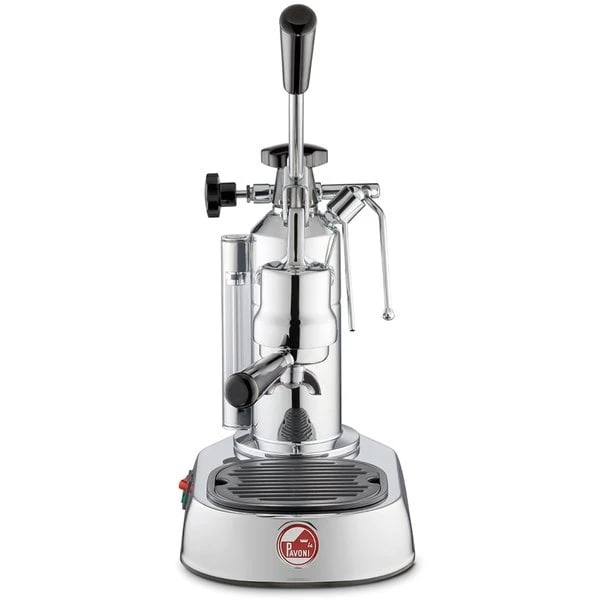 La Pavoni Europiccola Lusso Espressomaskin 0,8 Liter Rostfritt Stål Med Trähandtag LPLELQ01EU - Bild 2