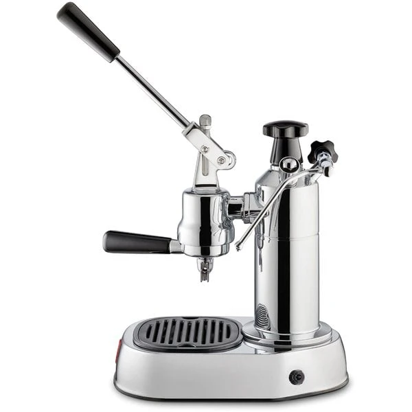La Pavoni Europiccola Lusso Espressomaskin 0,8 Liter Rostfritt Stål Med Trähandtag LPLELQ01EU - Bild 3