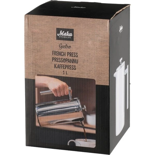 Maku Gastro Kaffepress 1 Liter, Rostfritt Stål - Bild 5