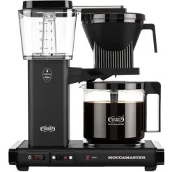 Moccamaster Automatic S Kaffebryggare, 1,25 Liter, Matt Black