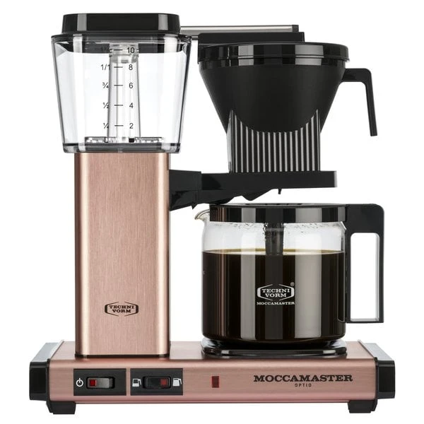 Moccamaster Optio Kaffebryggare, 1,25 Liter, Rose Gold