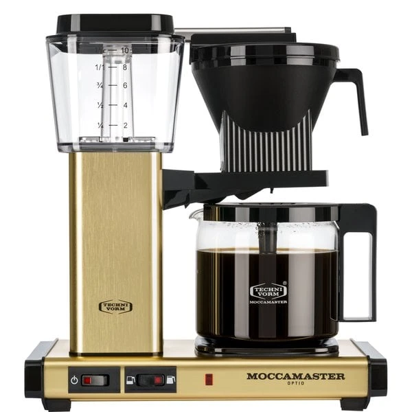 Moccamaster Optio Kaffebryggare, 1,25 Liter, Gold