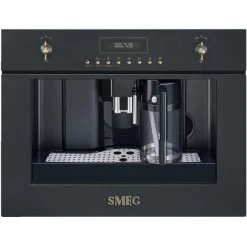 Smeg 60 Cm Inbyggd Kaffemaskin I Antracit