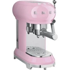 Smeg Espressomaskin 50-tals Stil Rosa