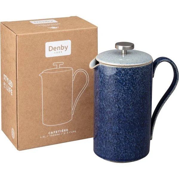 Denby Studio Blue Kaffepress 1,5L