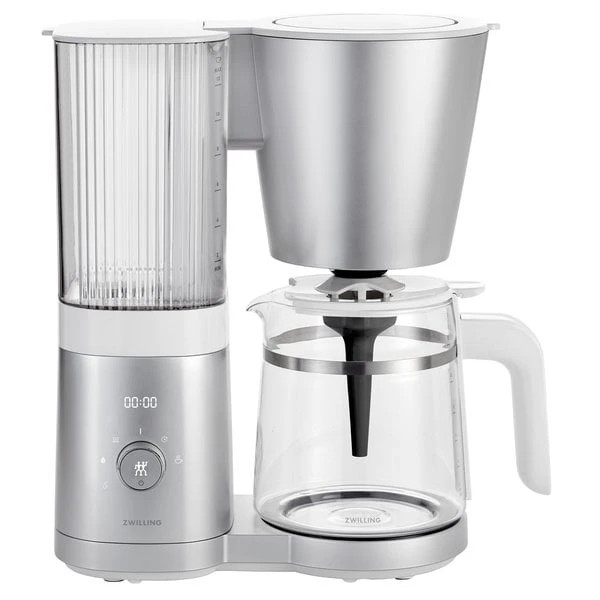 Zwilling Enfinigy Kaffemaskin, 1,5 Liter, Silver & Vit